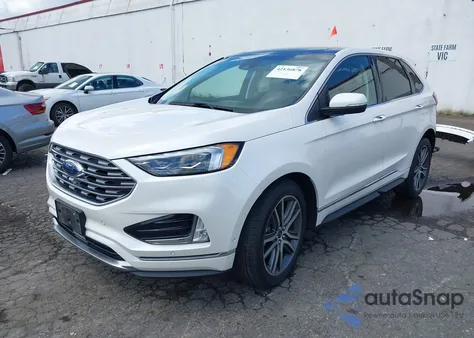 2019 Ford Edge Titanium z USA, uszkodzony, nr VIN 2FMPK3K91KBB14379